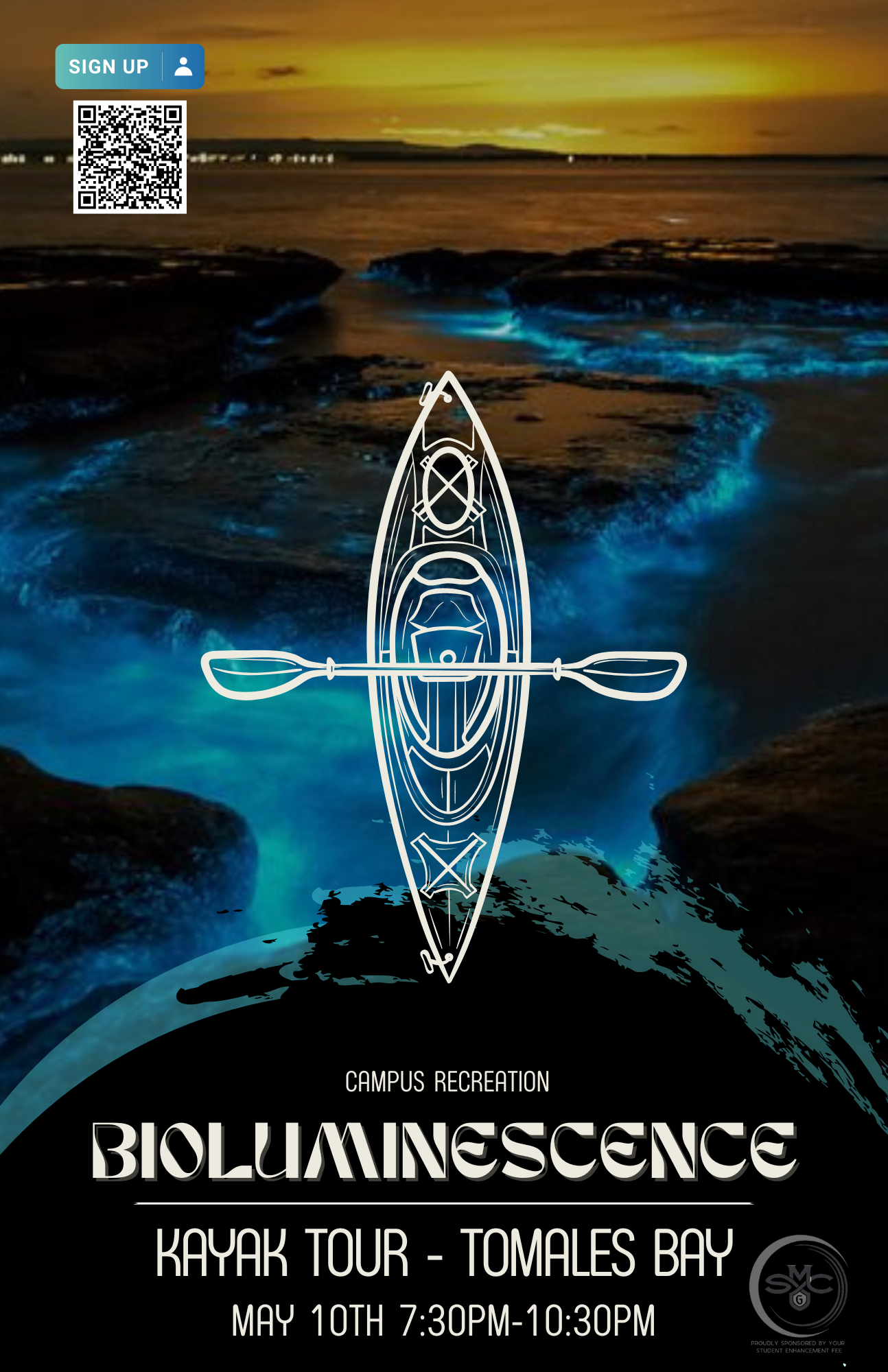 **WAITLIST ONLY** Bioluminescence Kayak Tour | Saint Mary's College