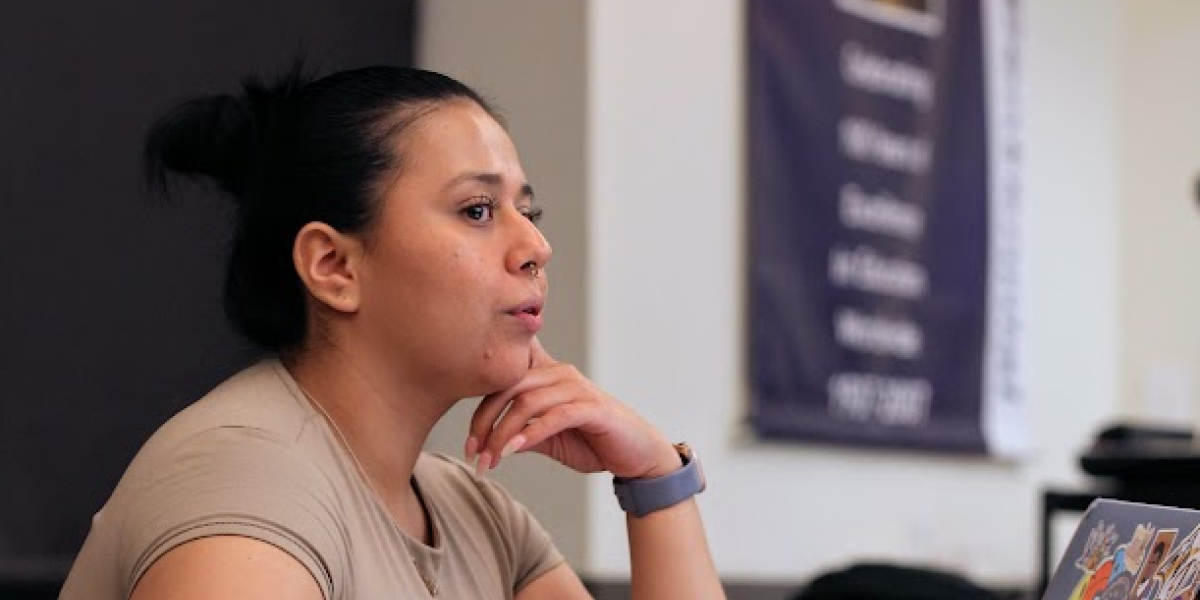 A Forensic Psychology student in an SMC classroom