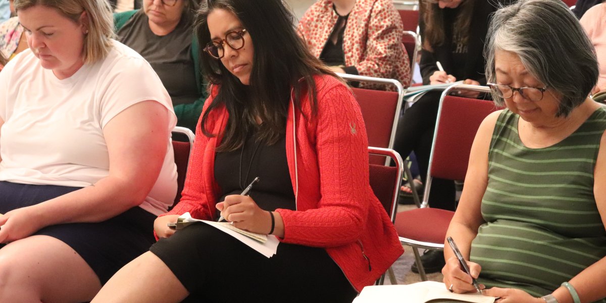 Storyboard participants in a craft talk.