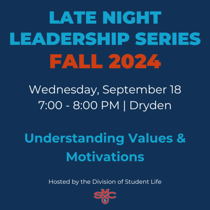 Late Night Leadership Series