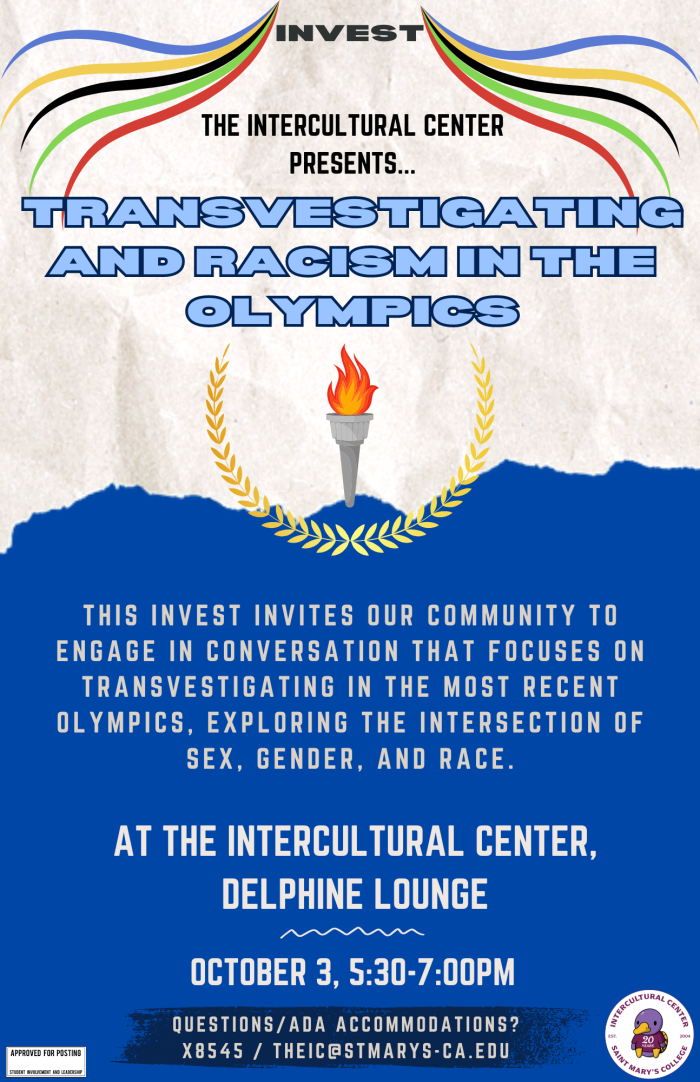 Transvestigating and Racism in the Olympics INVEST session