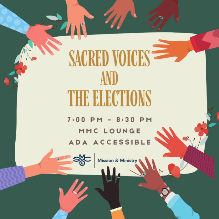 Sacred Voices and the Elections