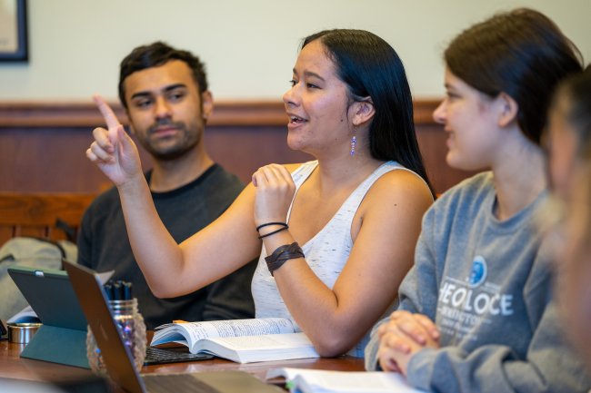 Saint Mary's Students in Class