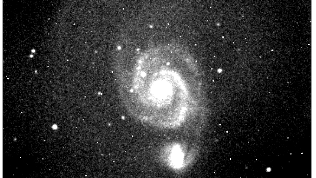 Picture of the Whirlpool Galaxy in space